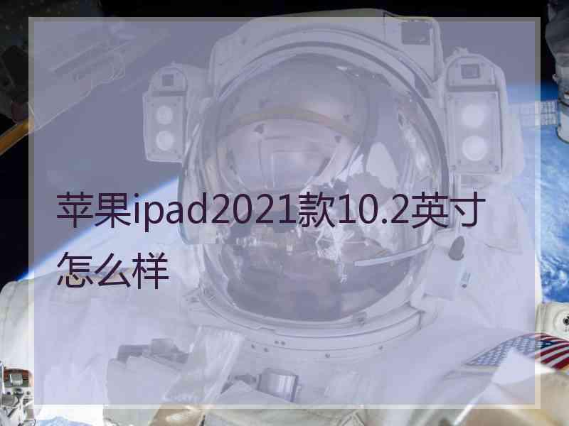 苹果ipad2021款10.2英寸怎么样