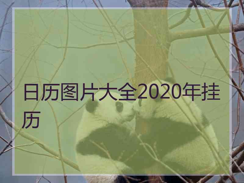 日历图片大全2020年挂历