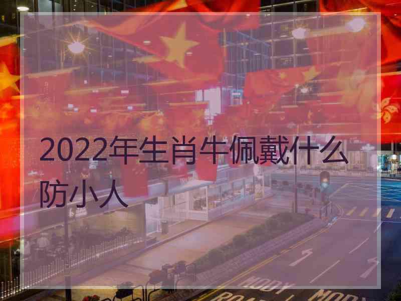 2022年生肖牛佩戴什么防小人