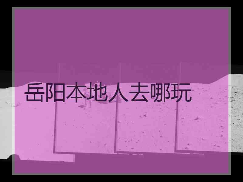 岳阳本地人去哪玩