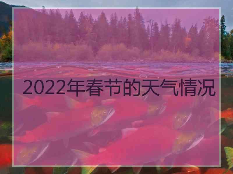 2022年春节的天气情况