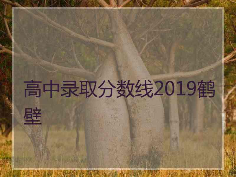 高中录取分数线2019鹤壁