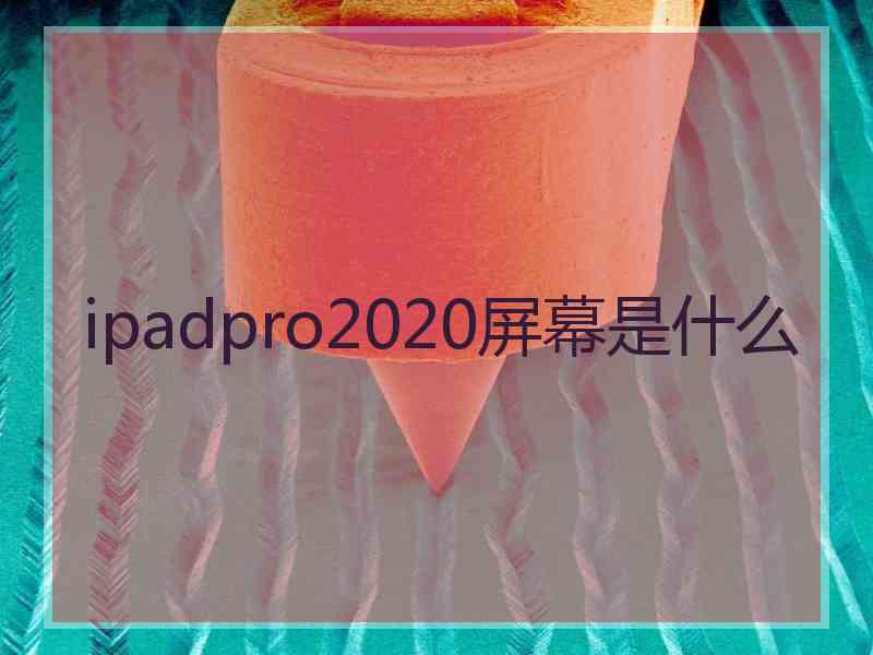 ipadpro2020屏幕是什么