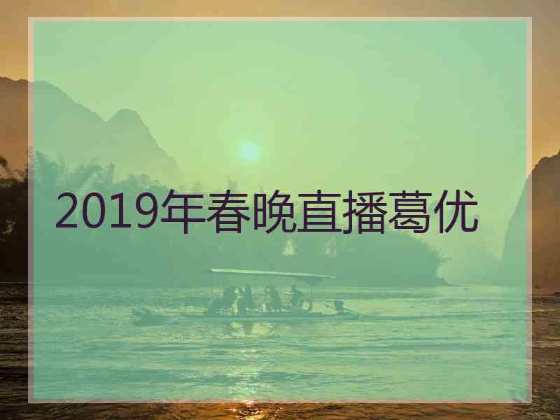 2019年春晚直播葛优