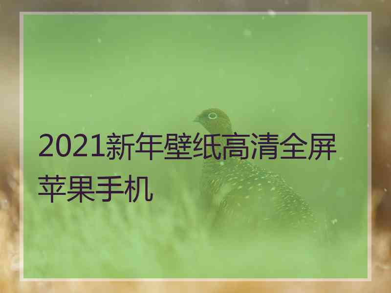 2021新年壁纸高清全屏苹果手机