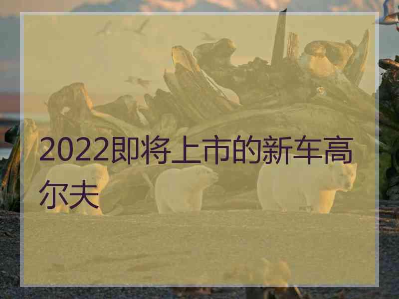 2022即将上市的新车高尔夫