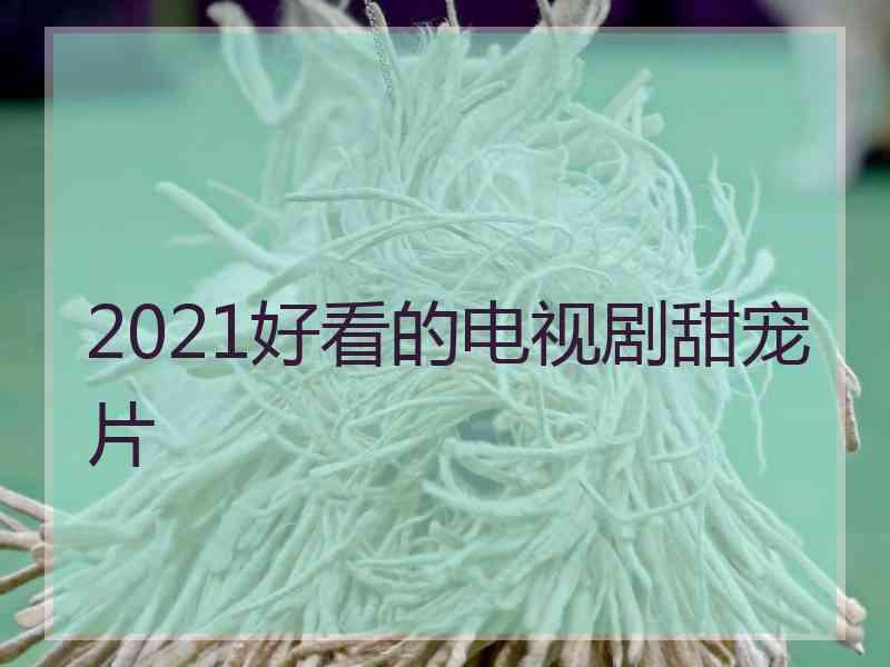 2021好看的电视剧甜宠片