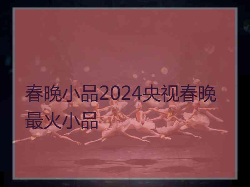 春晚小品2024央视春晚最火小品