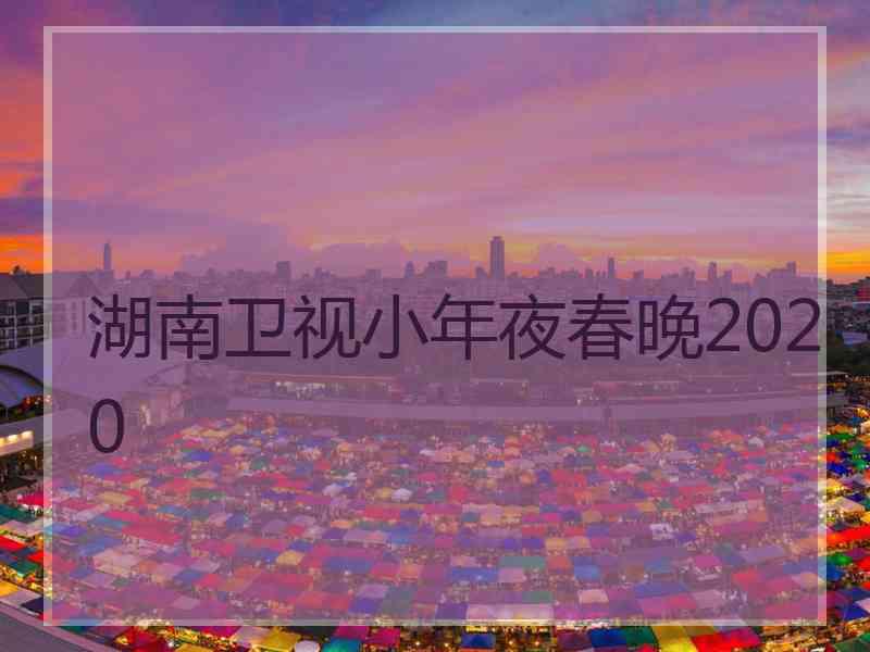 湖南卫视小年夜春晚2020