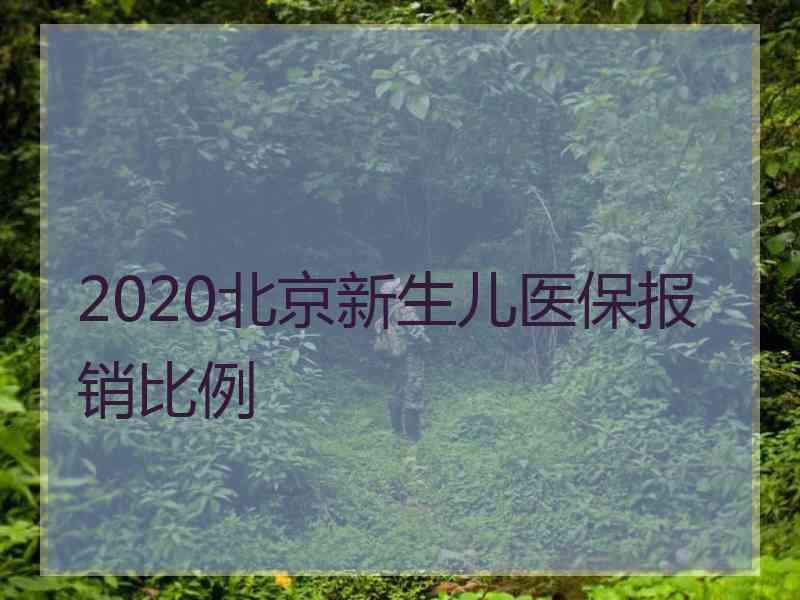 2020北京新生儿医保报销比例