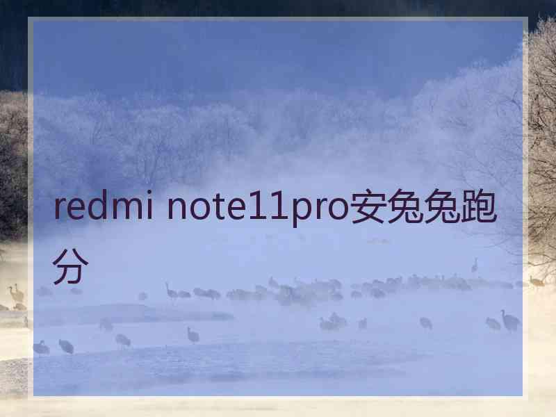 redmi note11pro安兔兔跑分