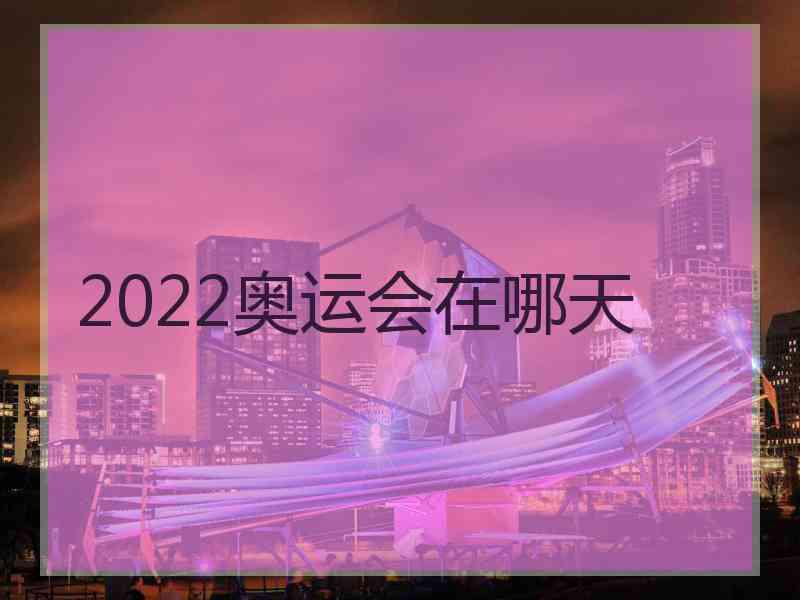 2022奥运会在哪天