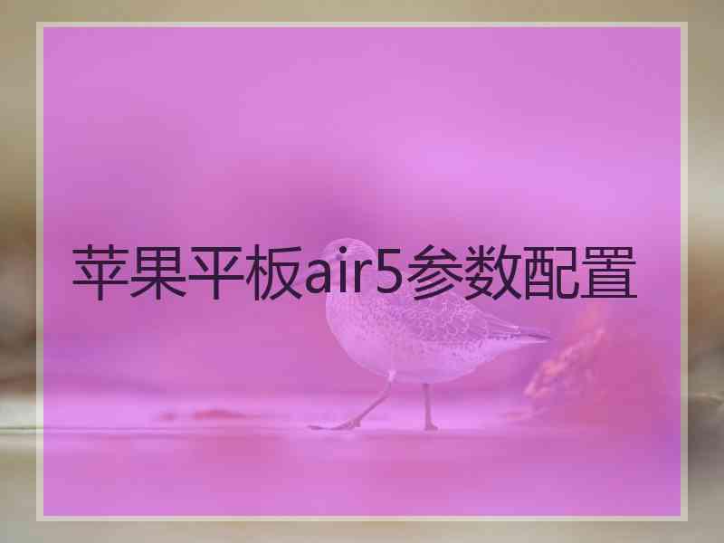 苹果平板air5参数配置