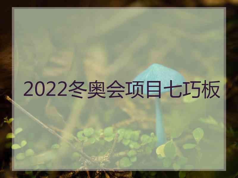 2022冬奥会项目七巧板