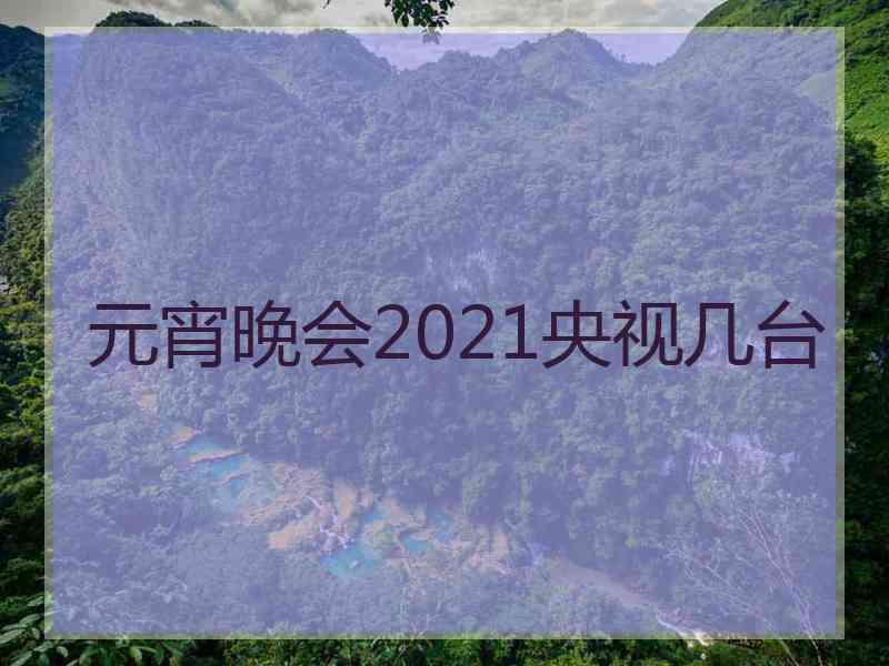 元宵晚会2021央视几台