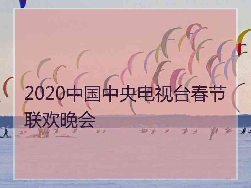 2020中国中央电视台春节联欢晚会