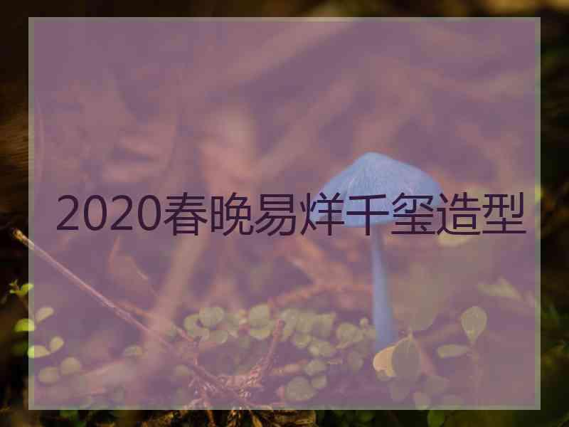 2020春晚易烊千玺造型