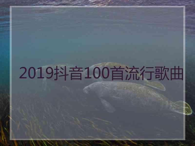 2019抖音100首流行歌曲