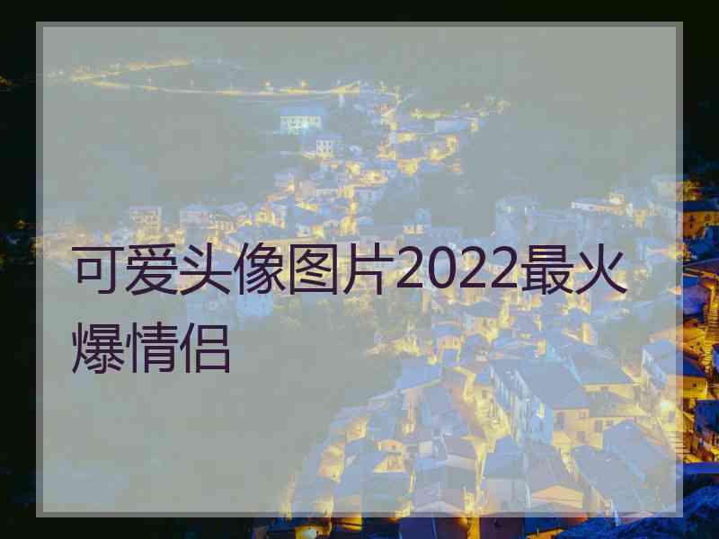 可爱头像图片2022最火爆情侣