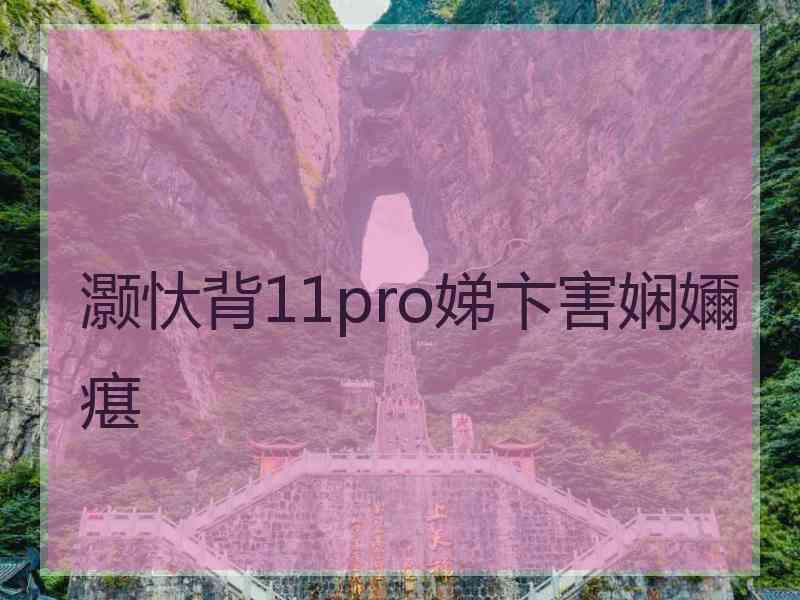 灏忕背11pro娣卞害娴嬭瘎