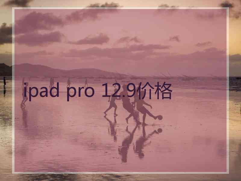 ipad pro 12.9价格