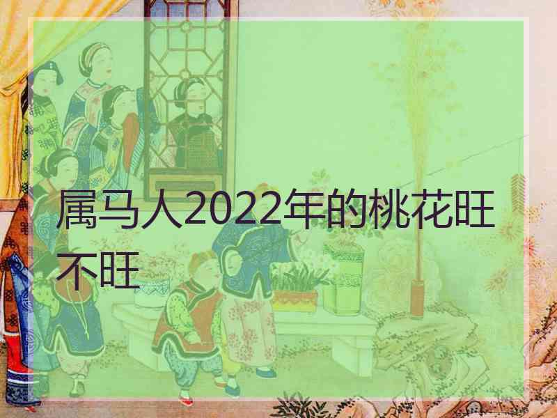 属马人2022年的桃花旺不旺