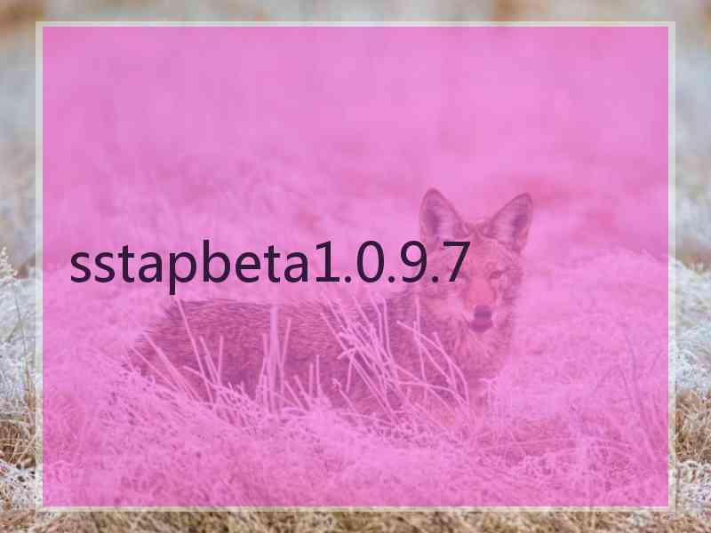 sstapbeta1.0.9.7