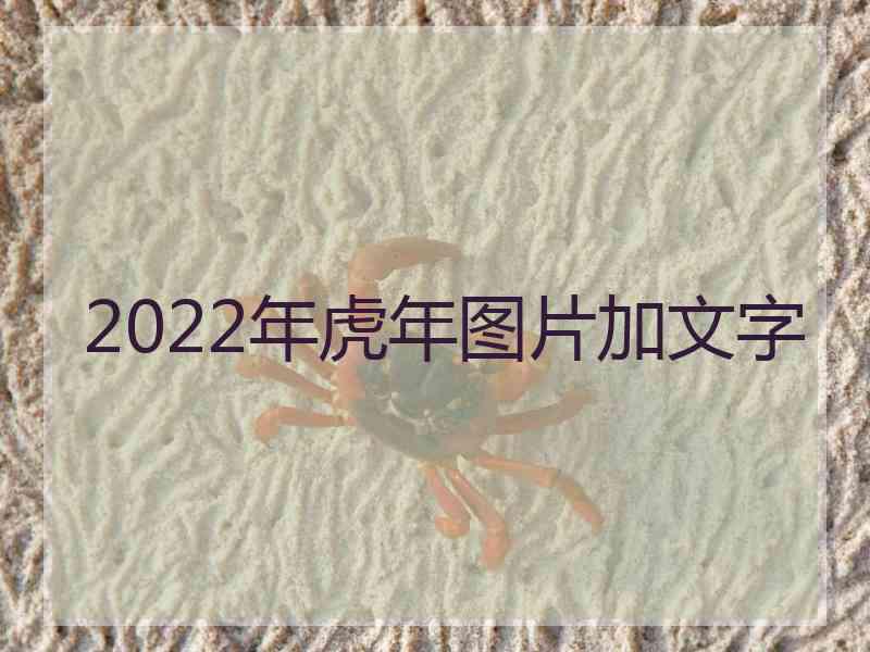 2022年虎年图片加文字