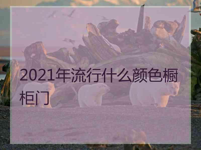 2021年流行什么颜色橱柜门