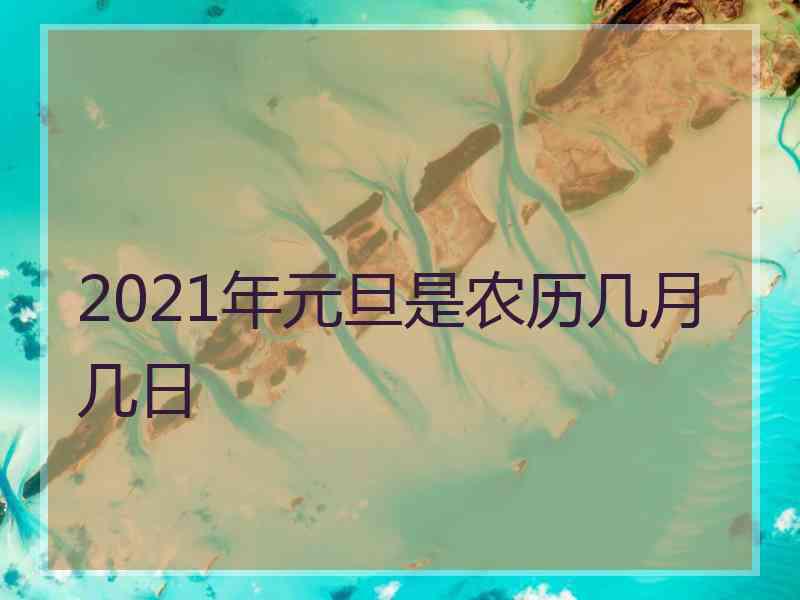 2021年元旦是农历几月几日