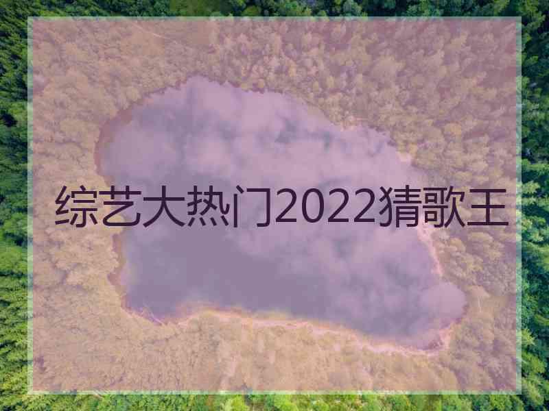 综艺大热门2022猜歌王