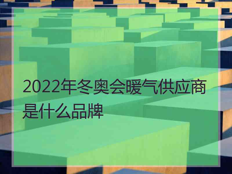 2022年冬奥会暖气供应商是什么品牌