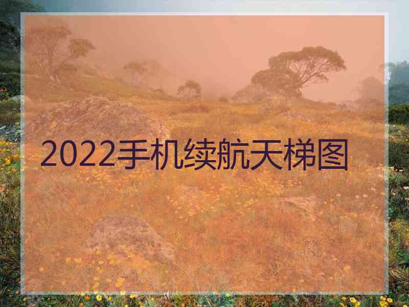 2022手机续航天梯图