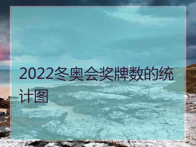 2022冬奥会奖牌数的统计图