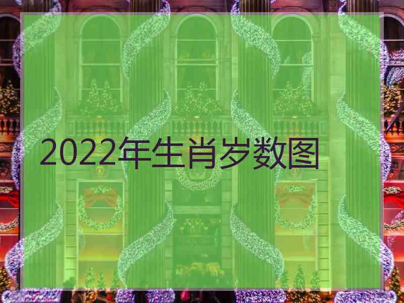 2022年生肖岁数图