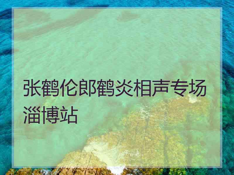 张鹤伦郎鹤炎相声专场淄博站