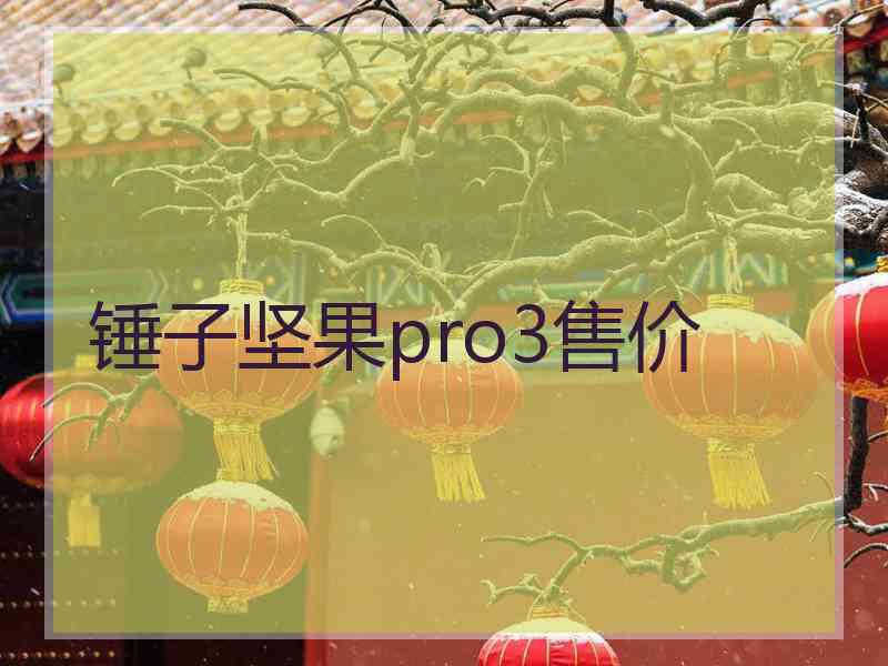 锤子坚果pro3售价