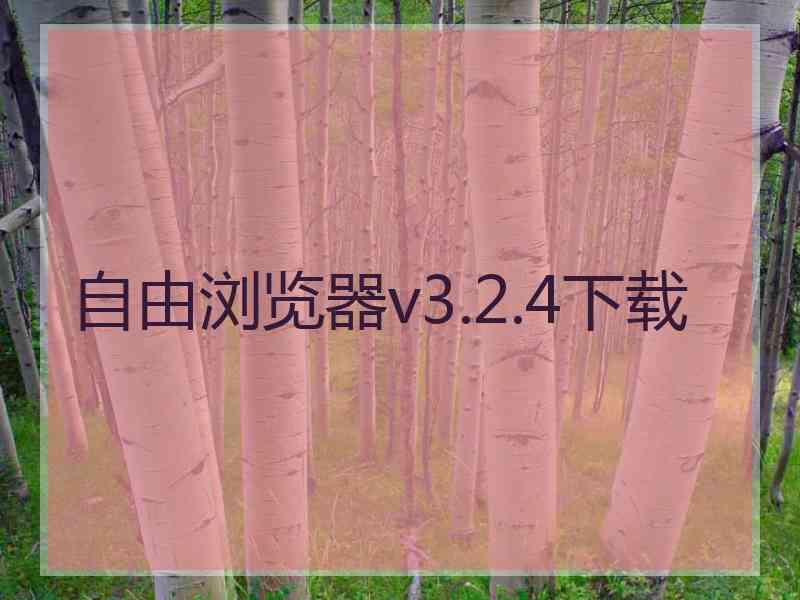 自由浏览器v3.2.4下载