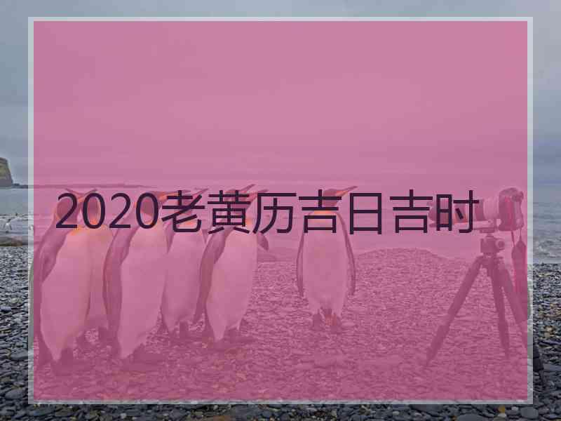 2020老黄历吉日吉时