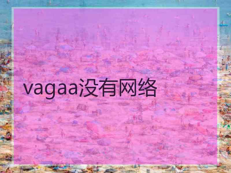 vagaa没有网络