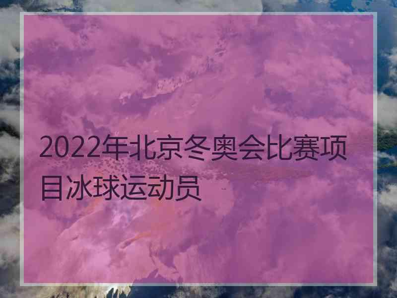 2022年北京冬奥会比赛项目冰球运动员