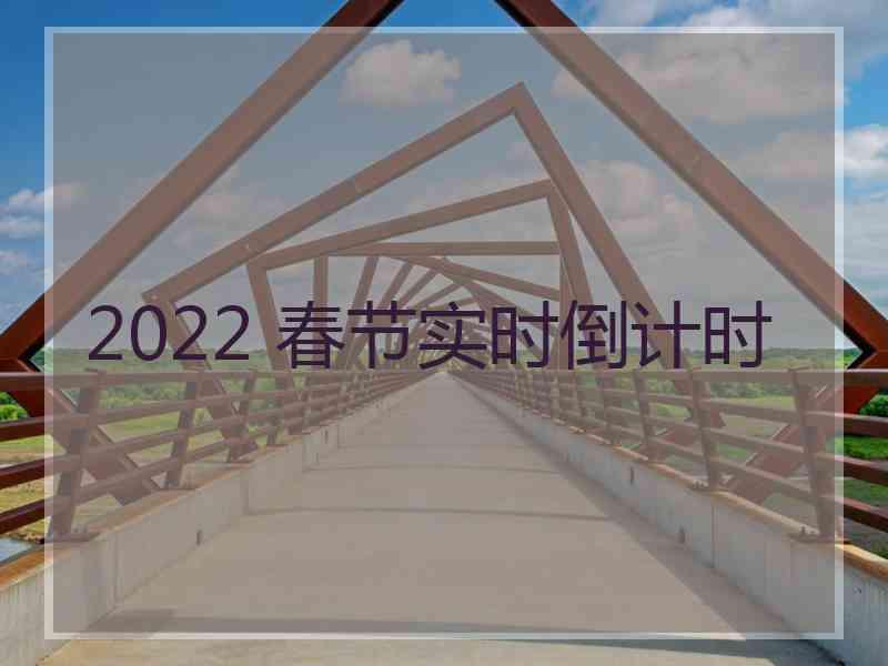 2022 春节实时倒计时