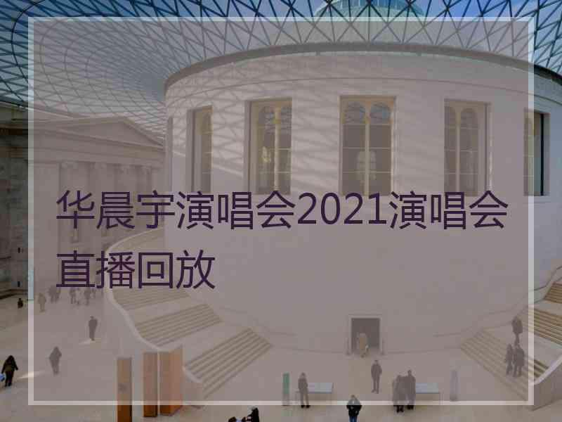 华晨宇演唱会2021演唱会直播回放