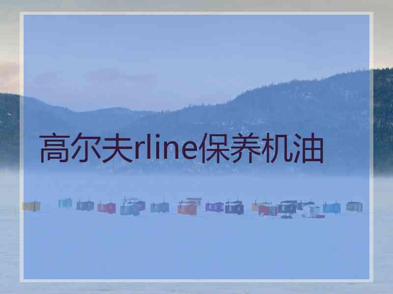 高尔夫rline保养机油