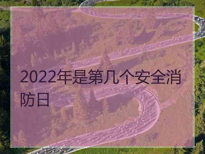 2022年是第几个安全消防日