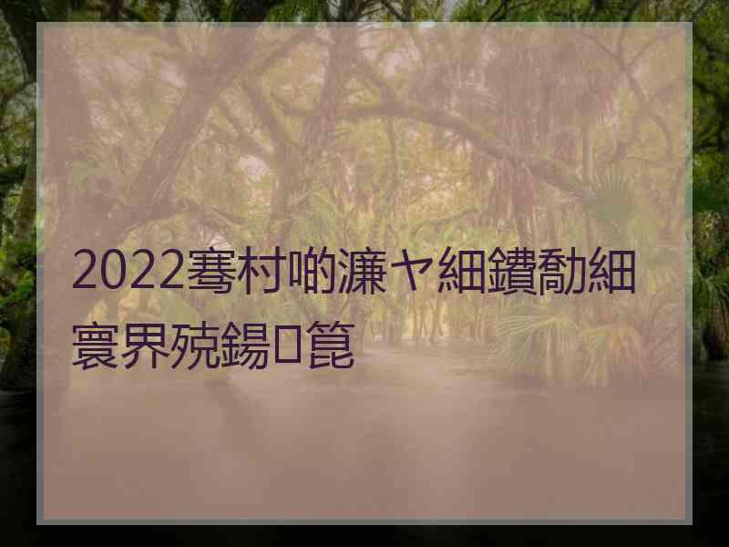 2022骞村啲濂ヤ細鐨勪細寰界殑鍚箟