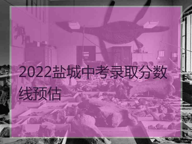 2022盐城中考录取分数线预估