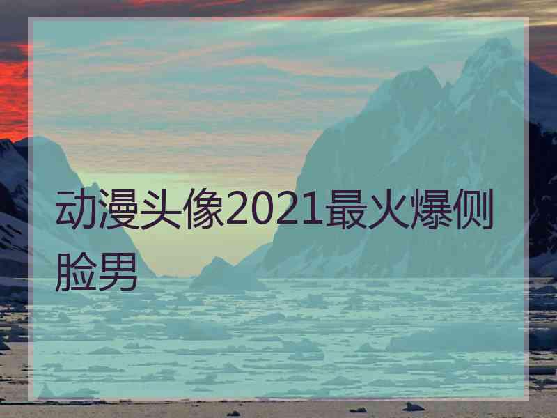 动漫头像2021最火爆侧脸男