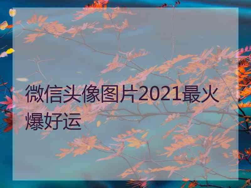 微信头像图片2021最火爆好运