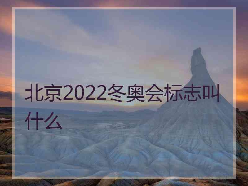 北京2022冬奥会标志叫什么